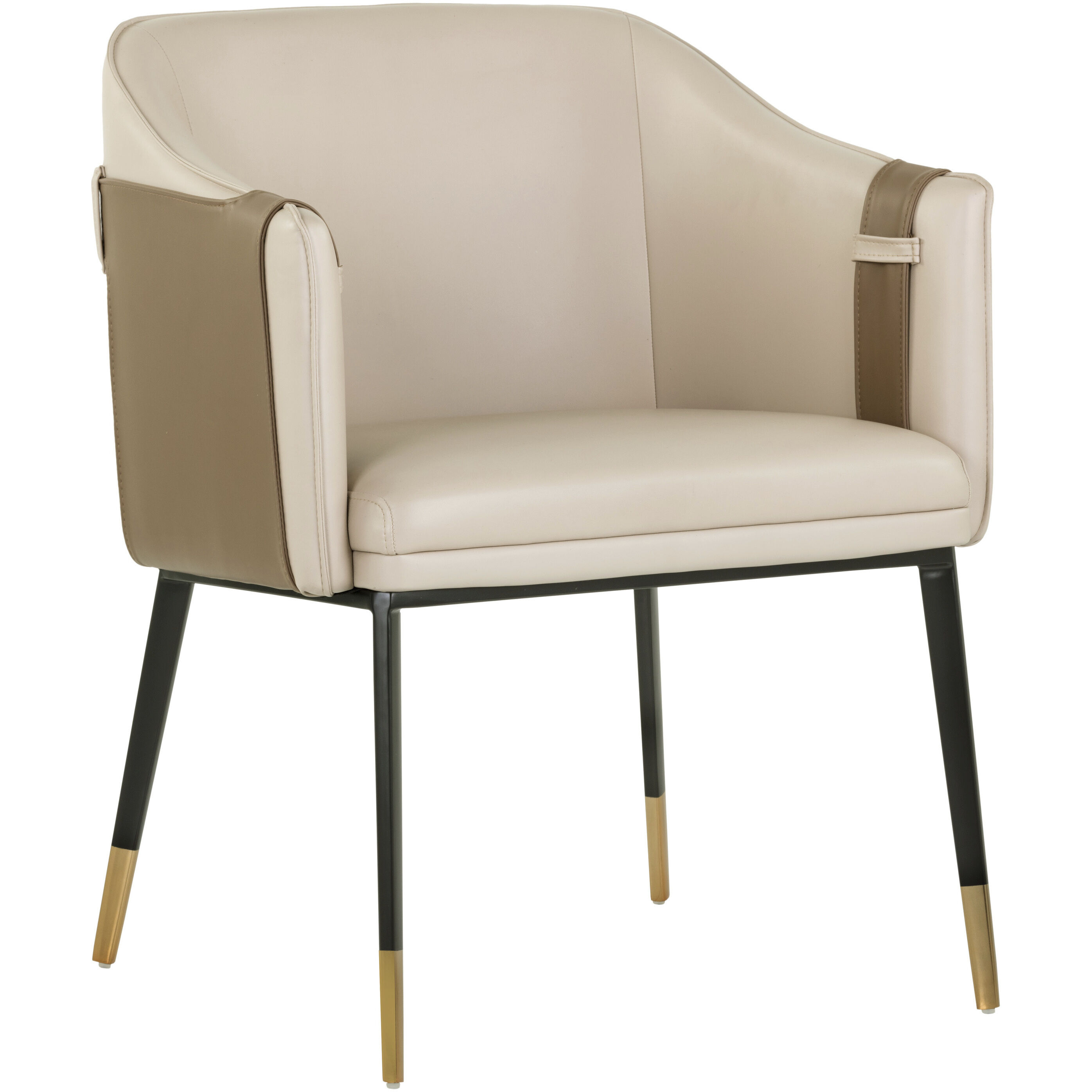 Carter Napa Beige / Napa Tan Dining Armchair